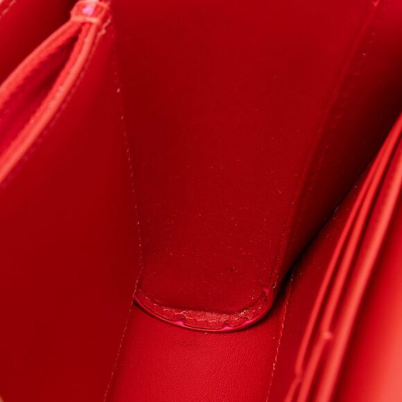 Christian Louboutin Patent Leather Loubi154 Chain Wallet - Picture 12 of 16